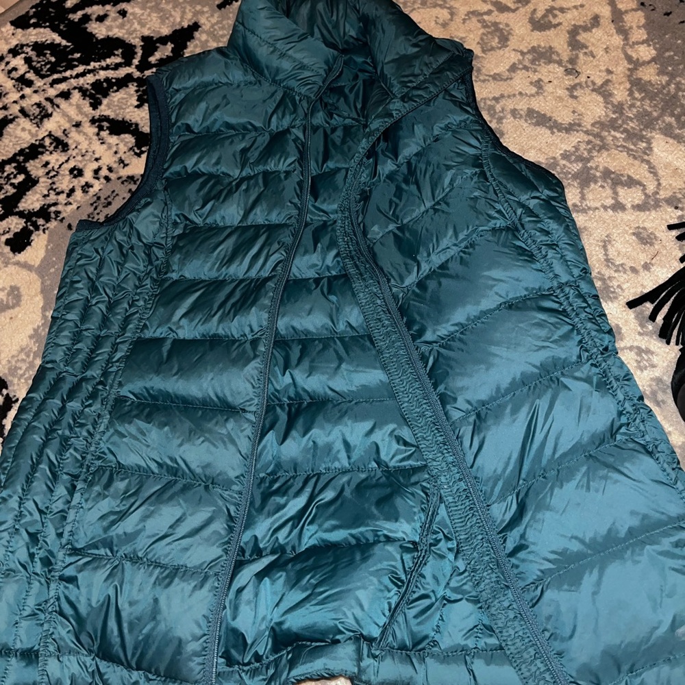 Greenish Blue Puffer Jacket